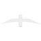 Ekena Millwork Bellingham Architectural Grade PVC Gable Bracket, 48"W x 12"H x 2"D x 4"F, 6/12 Pitch GBP048X12X0204BEL00 - alternate 3